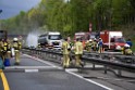 VU Gefahrgut LKW umgestuerzt A 4 Rich Koeln Hoehe AS Gummersbach P070